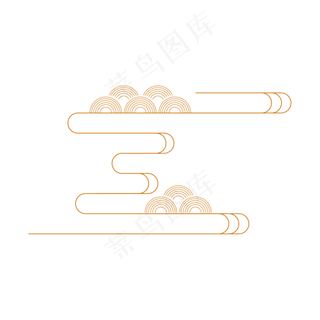 手绘祥云,免抠元素