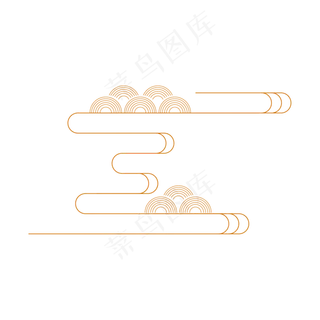 手绘祥云,免抠元素