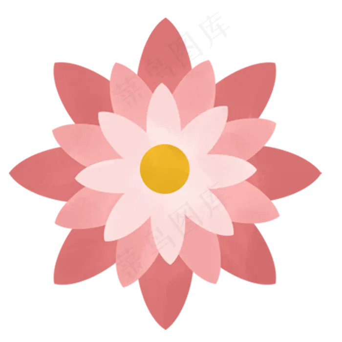 唯美荷花(2000X2000(DPI:300))psd模版下载