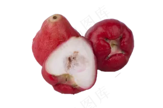 新鲜美味的莲雾果