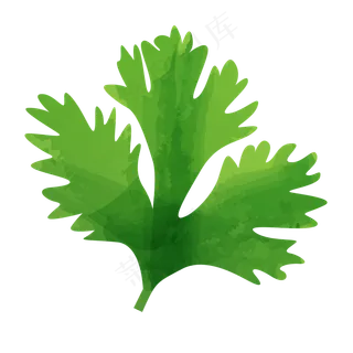 绿色生态树叶免抠图