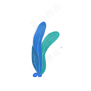 卡通植物绿叶下载