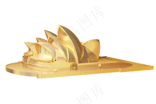 国家地方著名地标悉尼歌剧院,免抠元素