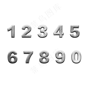 金属数字合集