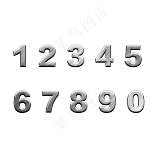 金属数字合集