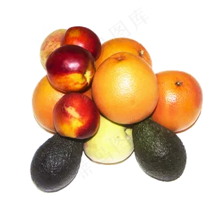 新鲜水果美味水果桃子西柚油桃牛