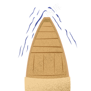 元宵节小舟小船江南水乡浪漫梦幻,免抠元素