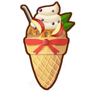 夏至夏天你好冰激凌