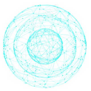 几何方块科技地球形果图案,免抠元素