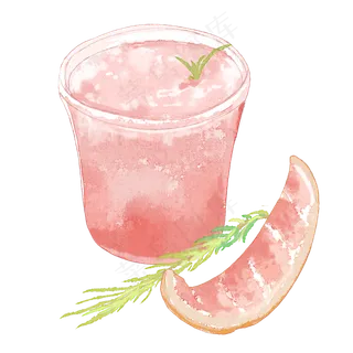夏日冰饮,免抠元素