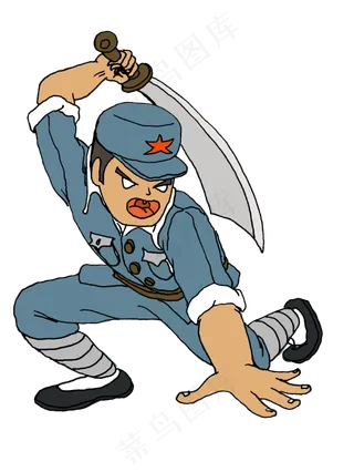 抗日期间的八路军战士