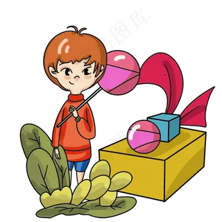 儿童节女孩手绘可爱