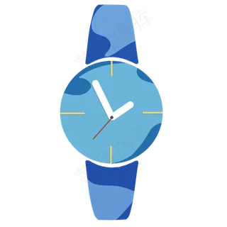 父亲节蓝色手表