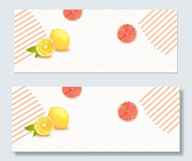 清新简约生鲜水果美食banner(1920*750px 	       )psd模版下载