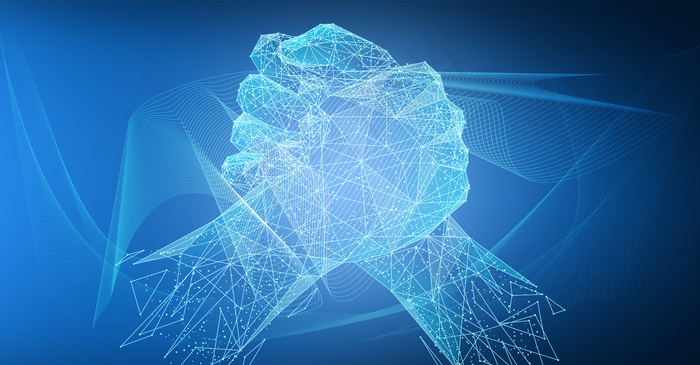 智能科技互联网背景