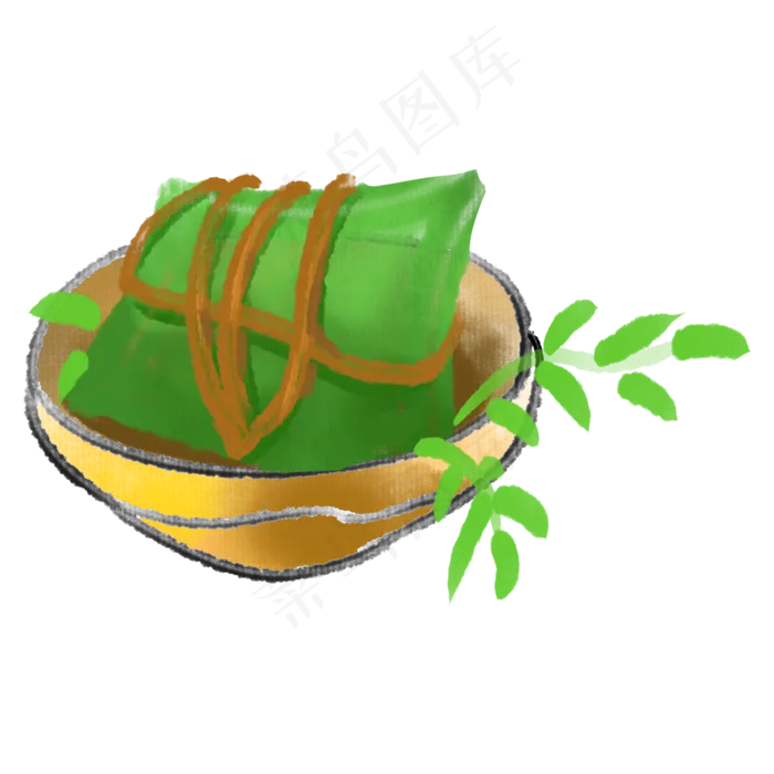 端午节美食粽子(2000X2000(DPI:300))psd模版下载