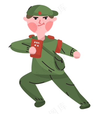 八一建军节抗战军人