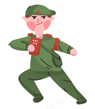 八一建军节抗战军人