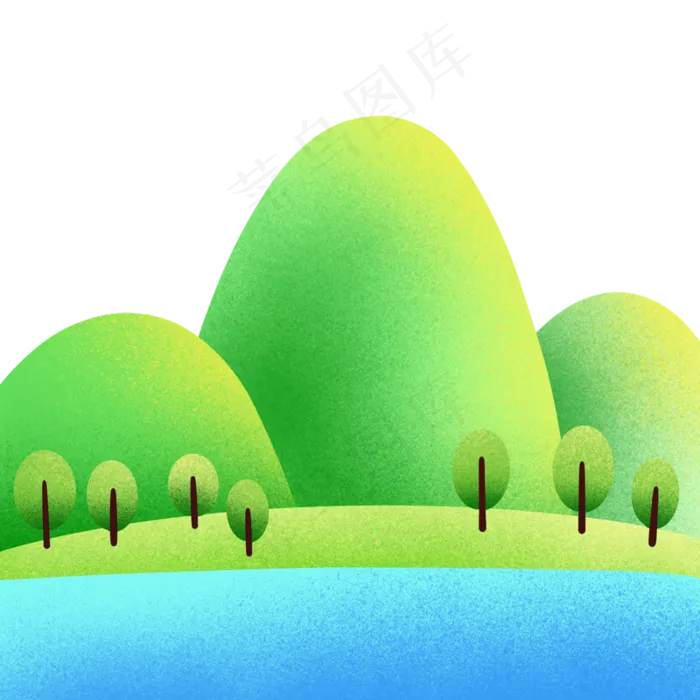 山水树(2000X2000(DPI:300))psd模版下载