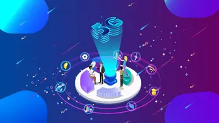 互联网科技5G时代2.5D商用图