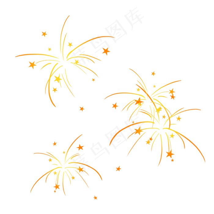 庆祝烟花花火喜庆(2000X2000(DPI:300))psd模版下载