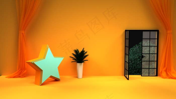 天猫电商模板c4d banner(1280*720px 	       )