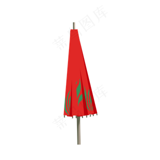 清明节雨伞png素材