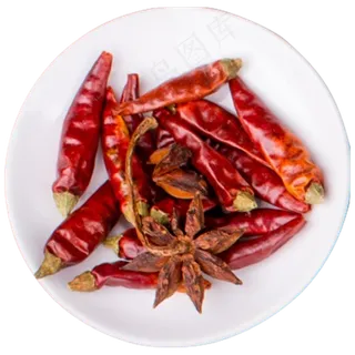 辣椒八角,免抠元素 辣椒八角,免抠元素