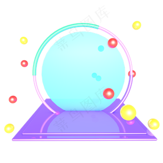 紫色618促销展台