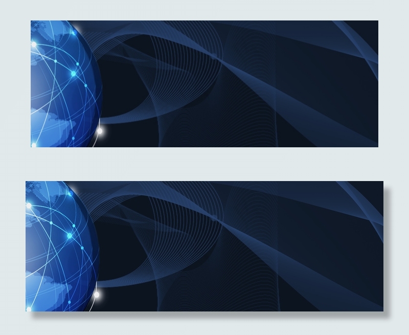 淘宝科技蓝色地球线条照片墙海报背景