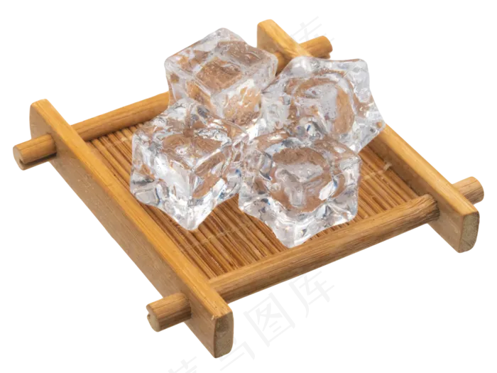 食用冰降温冰块,免抠元素
