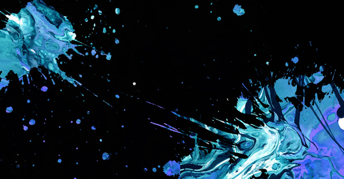 油漆喷溅质感纹理酷炫彩色渐变背景