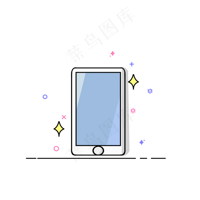 双十二MBE风格手机,免抠元素(3000*3000px 300 dpi )psd模版下载