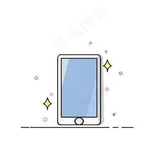 双十二MBE风格手机,免抠元素