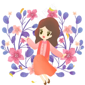 母情节喜欢花朵的妈妈