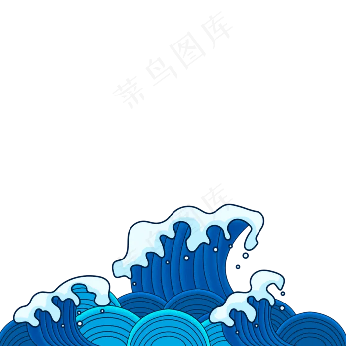 中国风海水水纹(2000X2000(DPI:150))psd模版下载