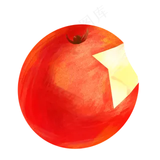 小清新淡雅水果苹果