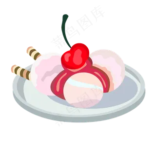 水果冰淇淋，清凉一夏