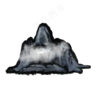 中国风山水风景水墨画