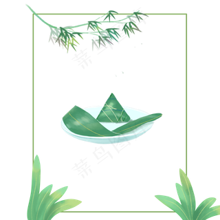 端午节边框粽子