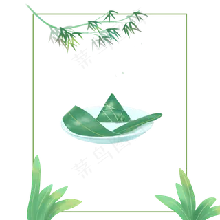 端午节边框粽子