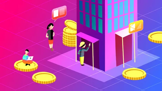 扁平风商务金融配图 扁平风商务金融配图