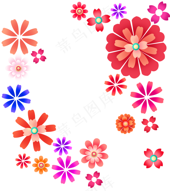 剪纸花朵花开(2134X2396(DPI:300))psd模版下载
