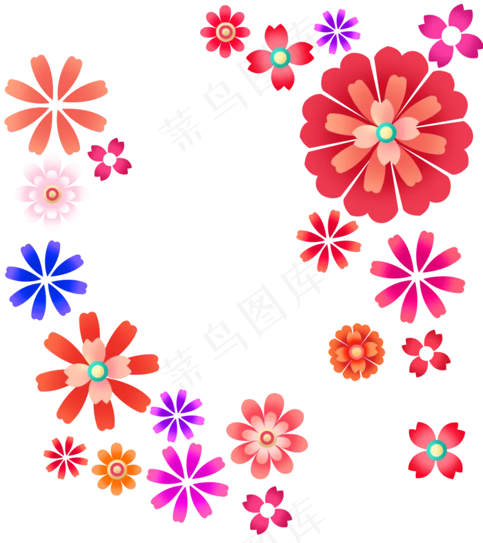 剪纸花朵花开(2134X2396(DPI:300))psd模版下载