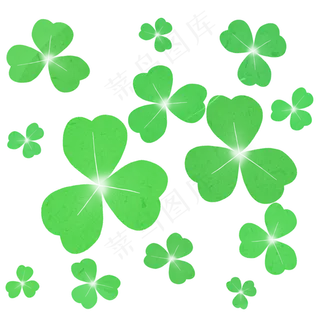 叶子漂浮物三叶草