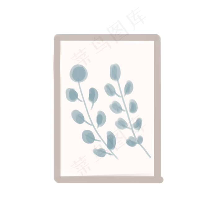植物叶子图画
