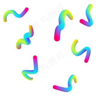 卡通矢量促销流体渐变氛围圆柱电