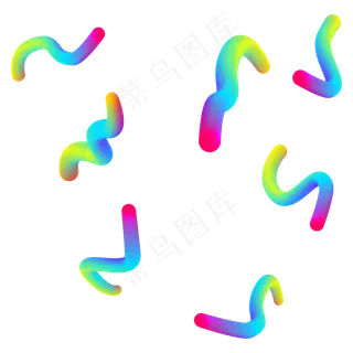 卡通矢量促销流体渐变氛围圆柱电