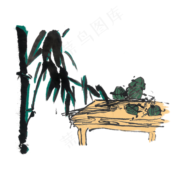 端午节粽子手绘插画