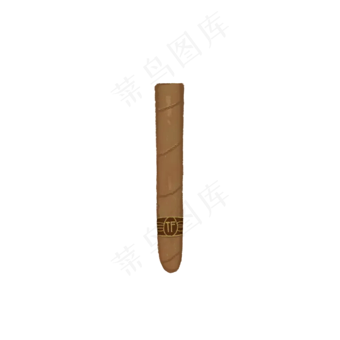 手绘风格复古雪茄(2000X2000(DPI:300))psd模版下载